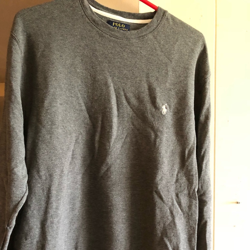 Men’s Ralph Lauren Polo charcoal thermal shirt